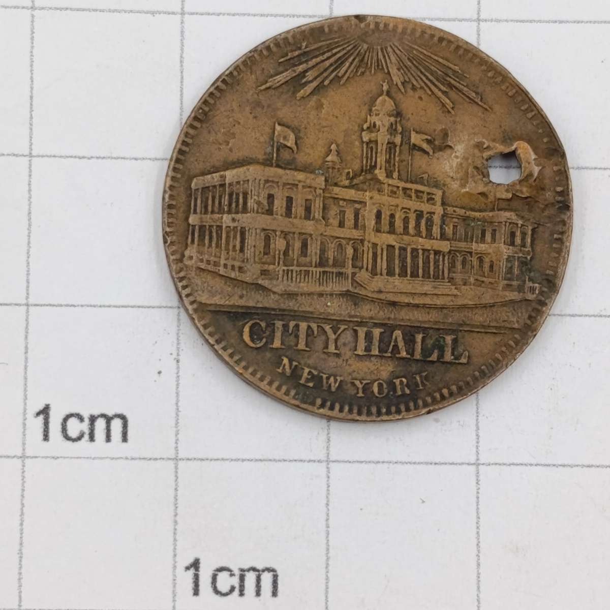 Ballenhagen and Camp New York City Hall token