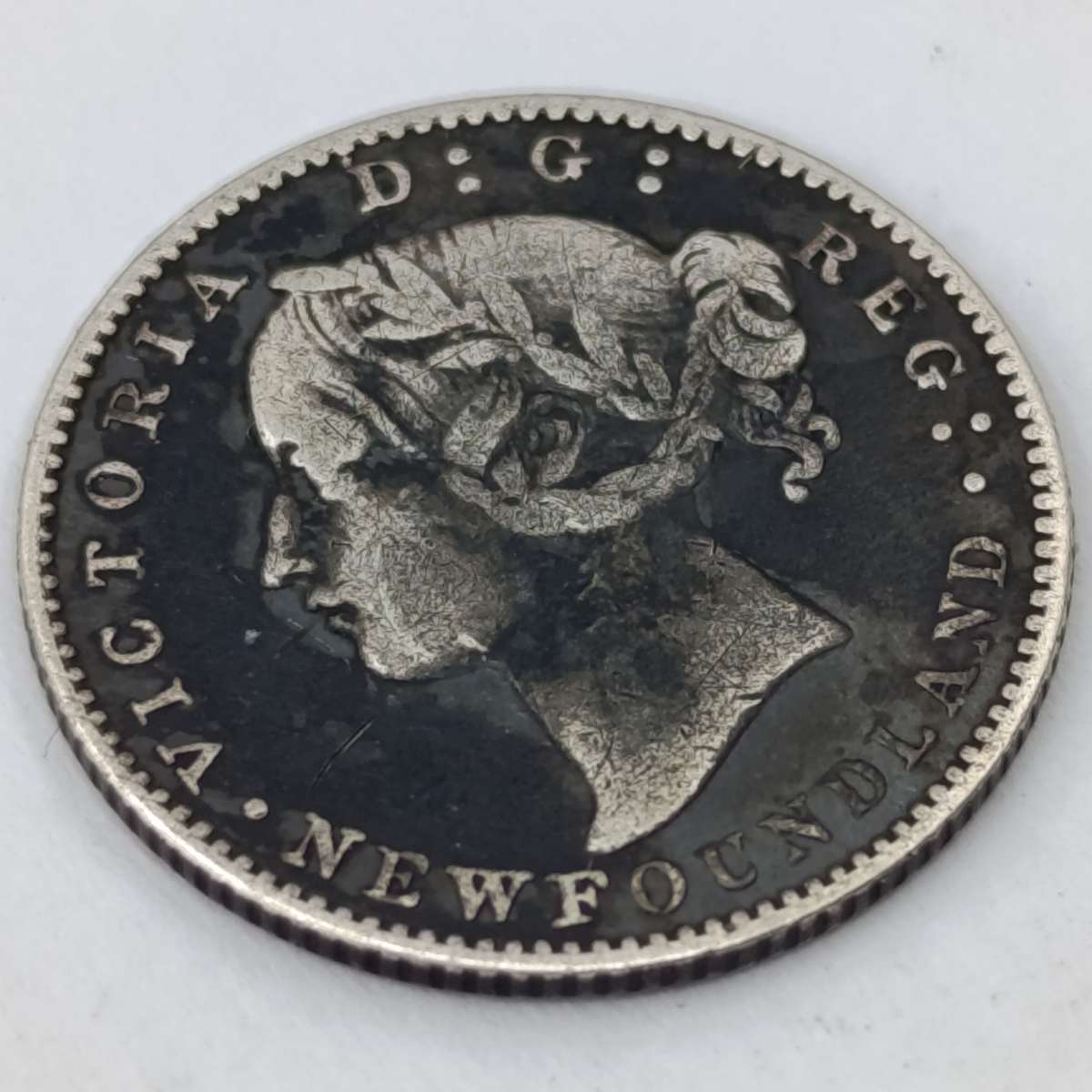 1865 Newfoundland 10 cent - low mintage