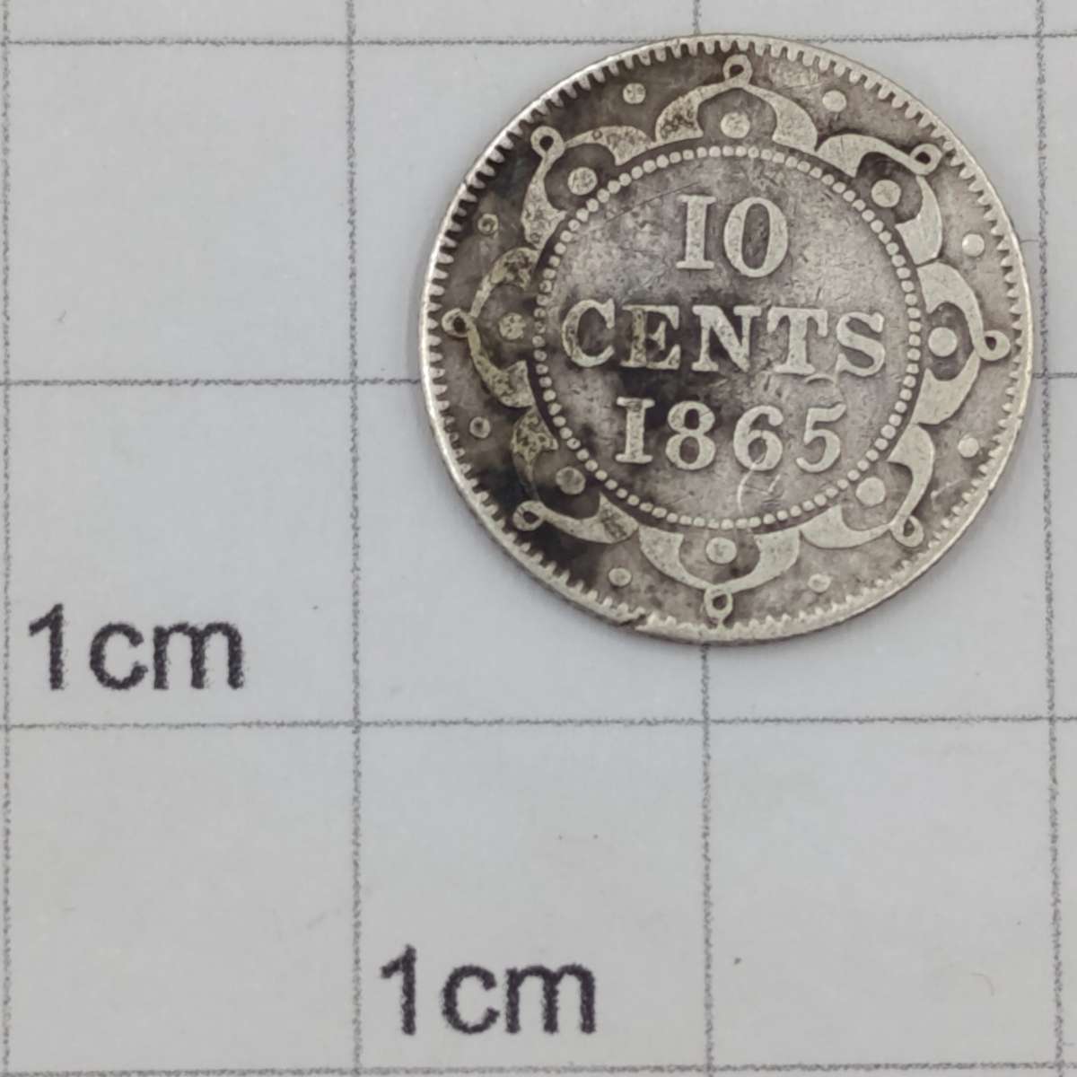 1865 Newfoundland 10 cent - low mintage