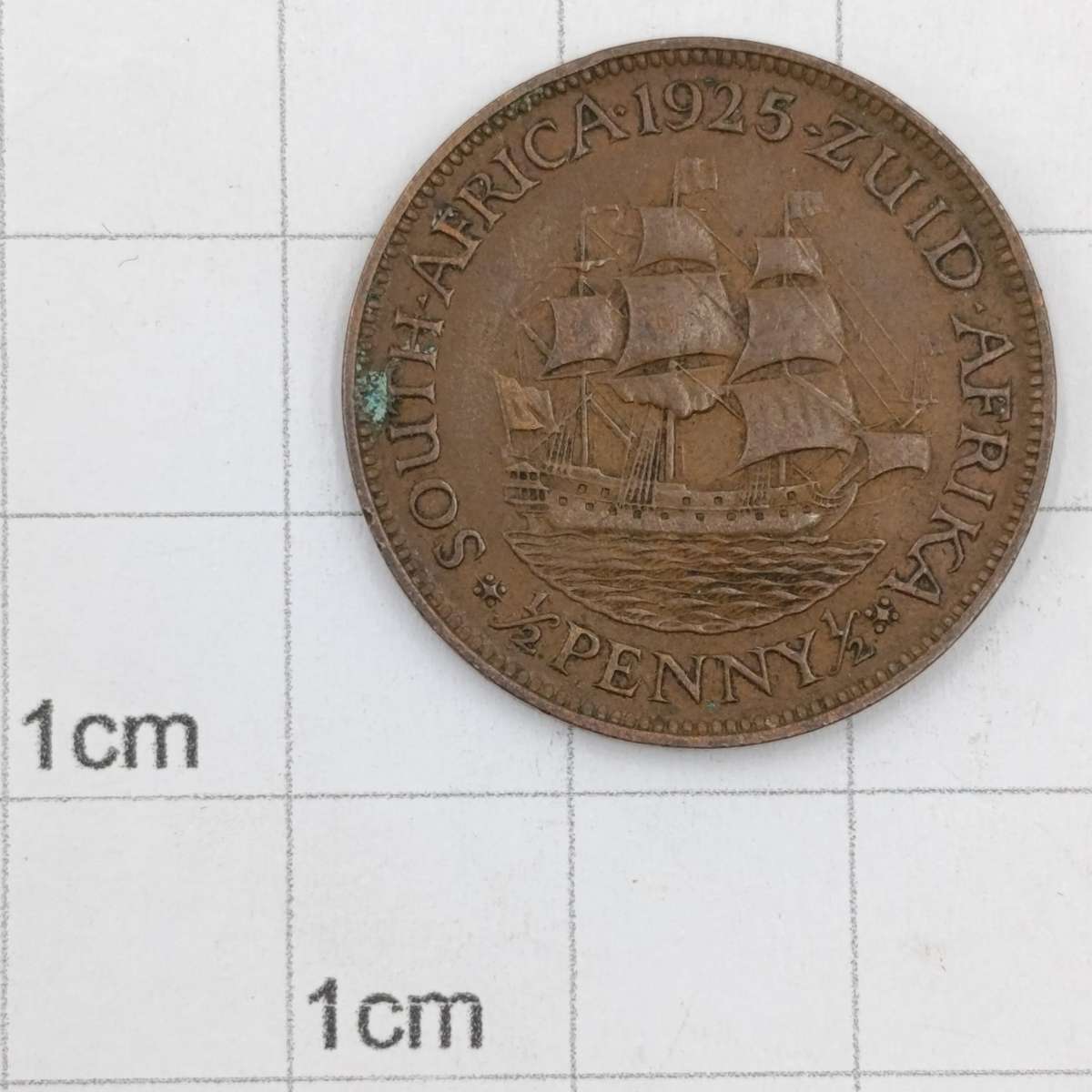 1925 South Africa Half Penny VF
