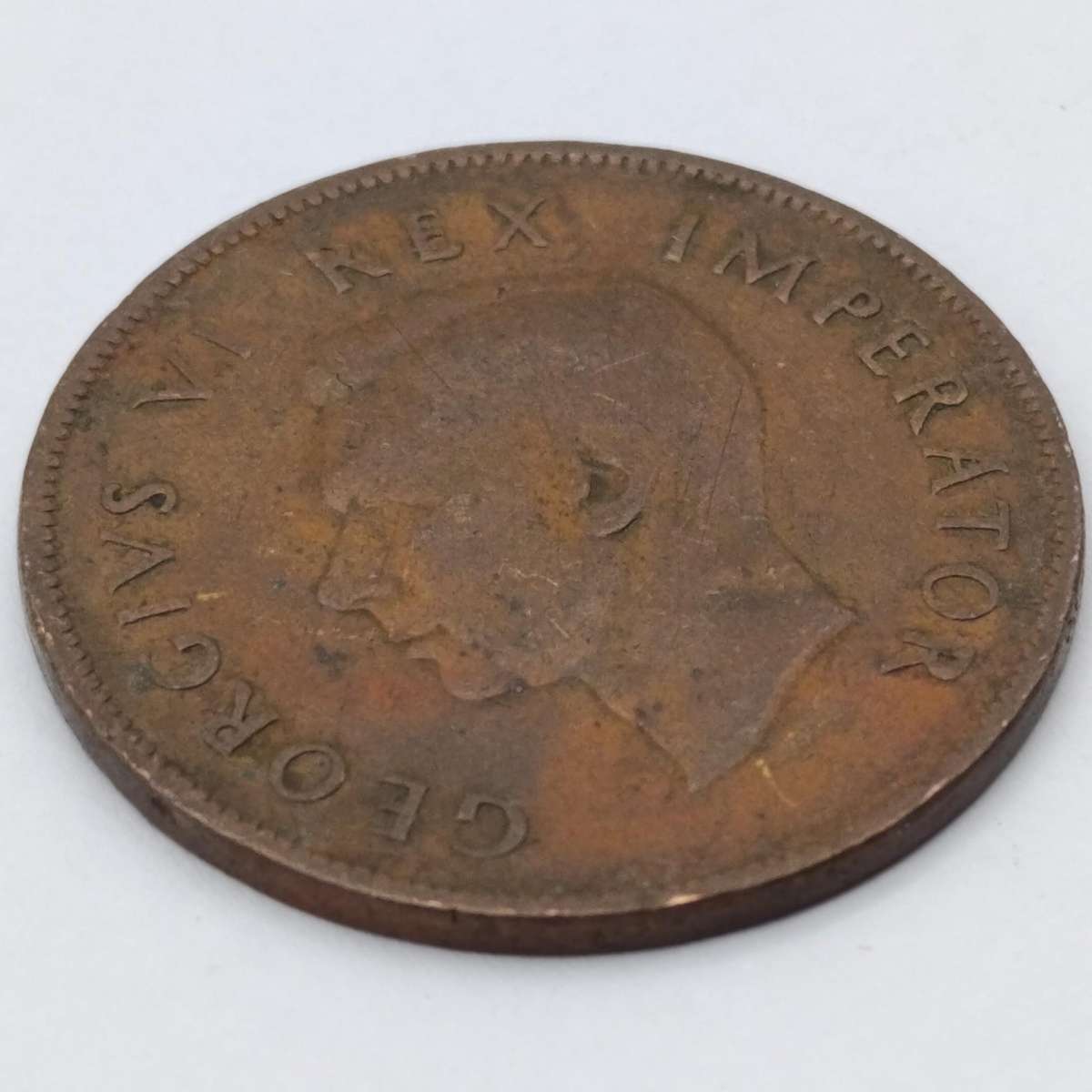 1942 South Africa Penny - 3 variations stop after 1942 no stop after 1942 4 and 2 wide apart