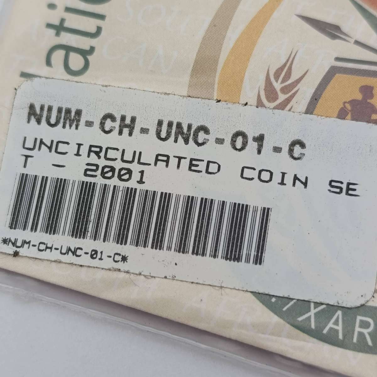 2001 South African circulation coin set - still sealed