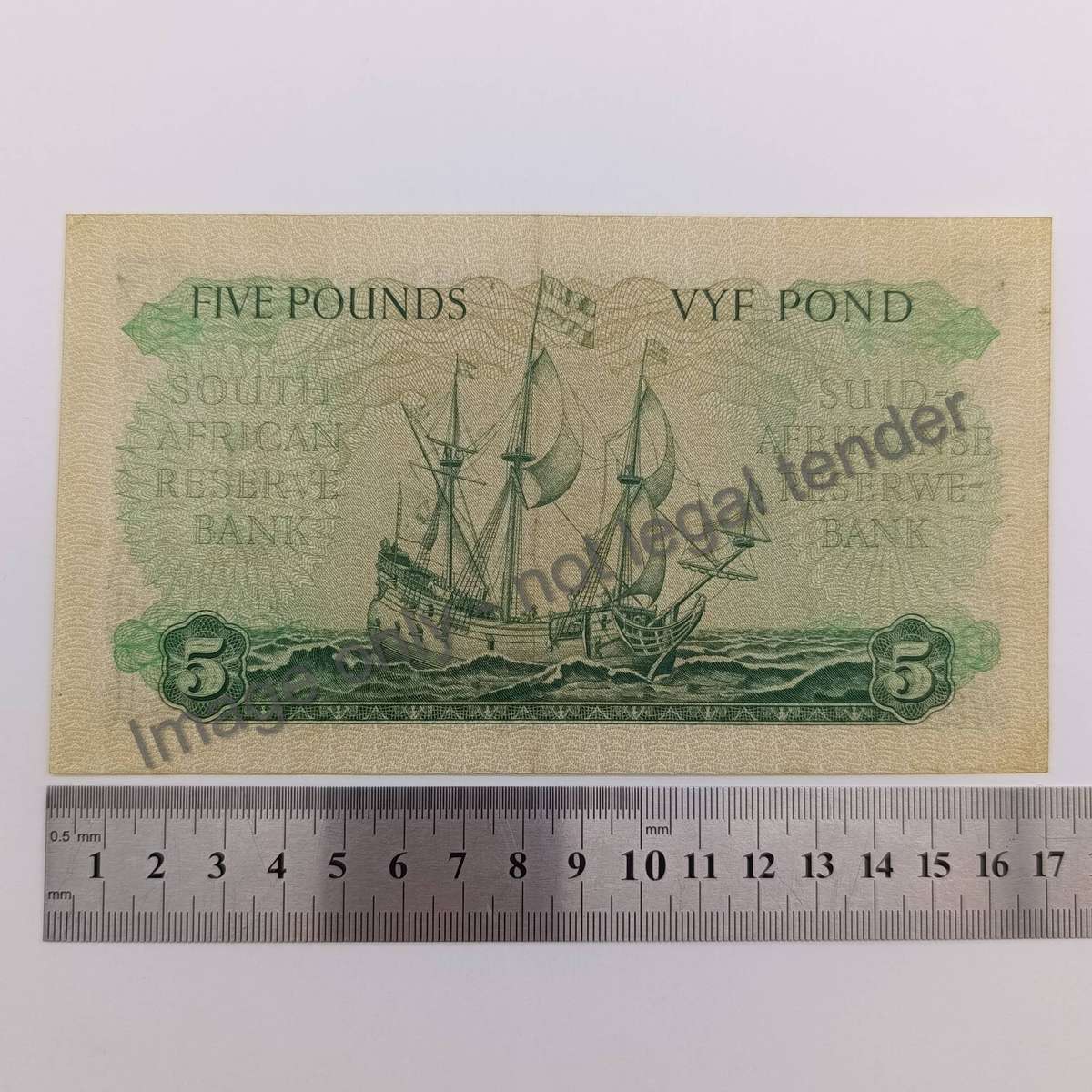 South Africa MH de Kock 1959 Five Pound a EF