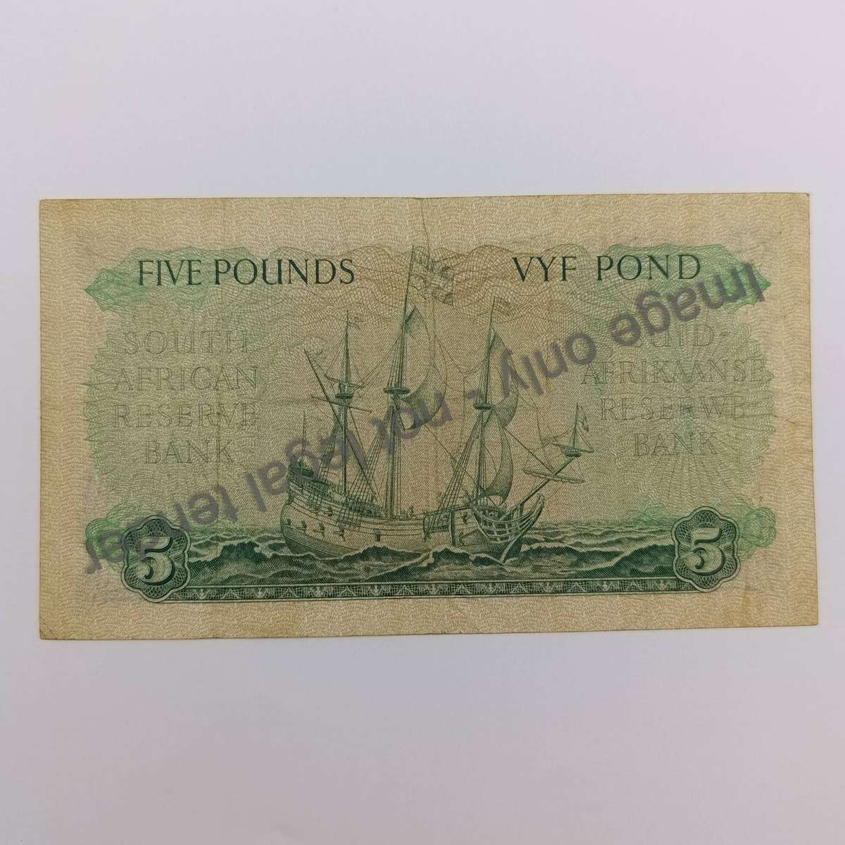 South Africa MH de Kock 1958 Five Pounds VF+