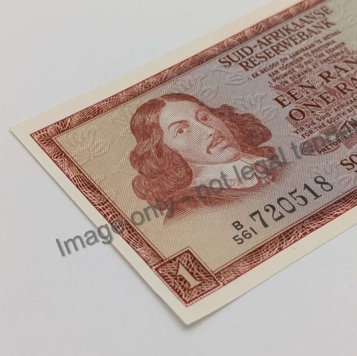 Pair of TW de Jongh 3rd Issue R1 banknotes with consecutive numbers