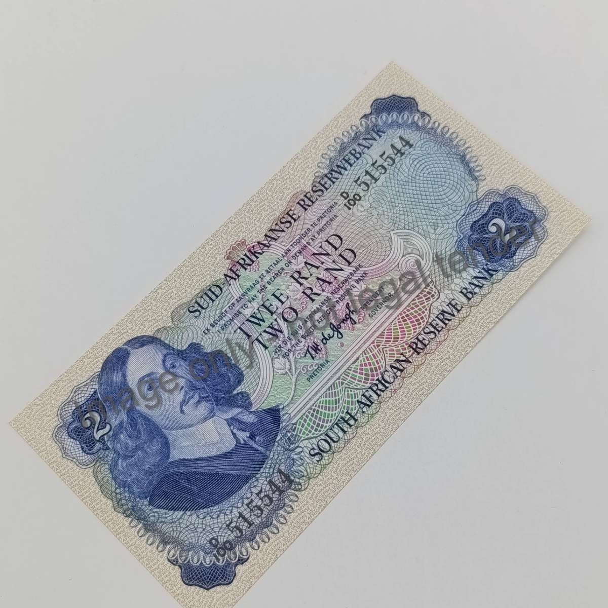 TW de Jongh second issue R2 banknotes numbers close to each other - uncirculated