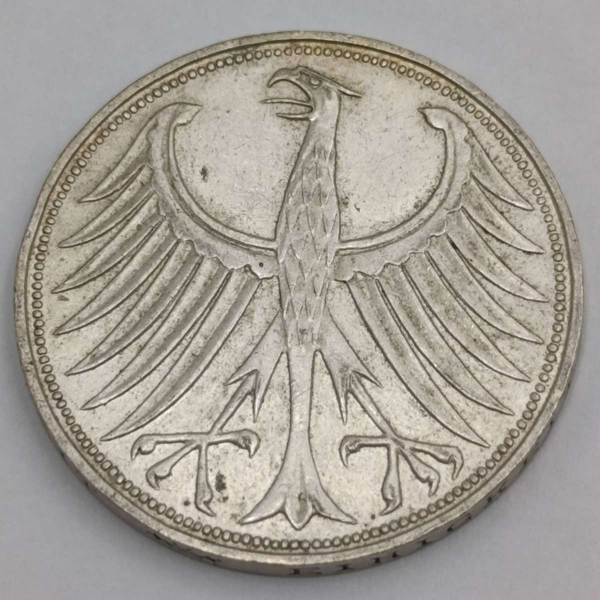 1960D Germany 5 Mark Au+
