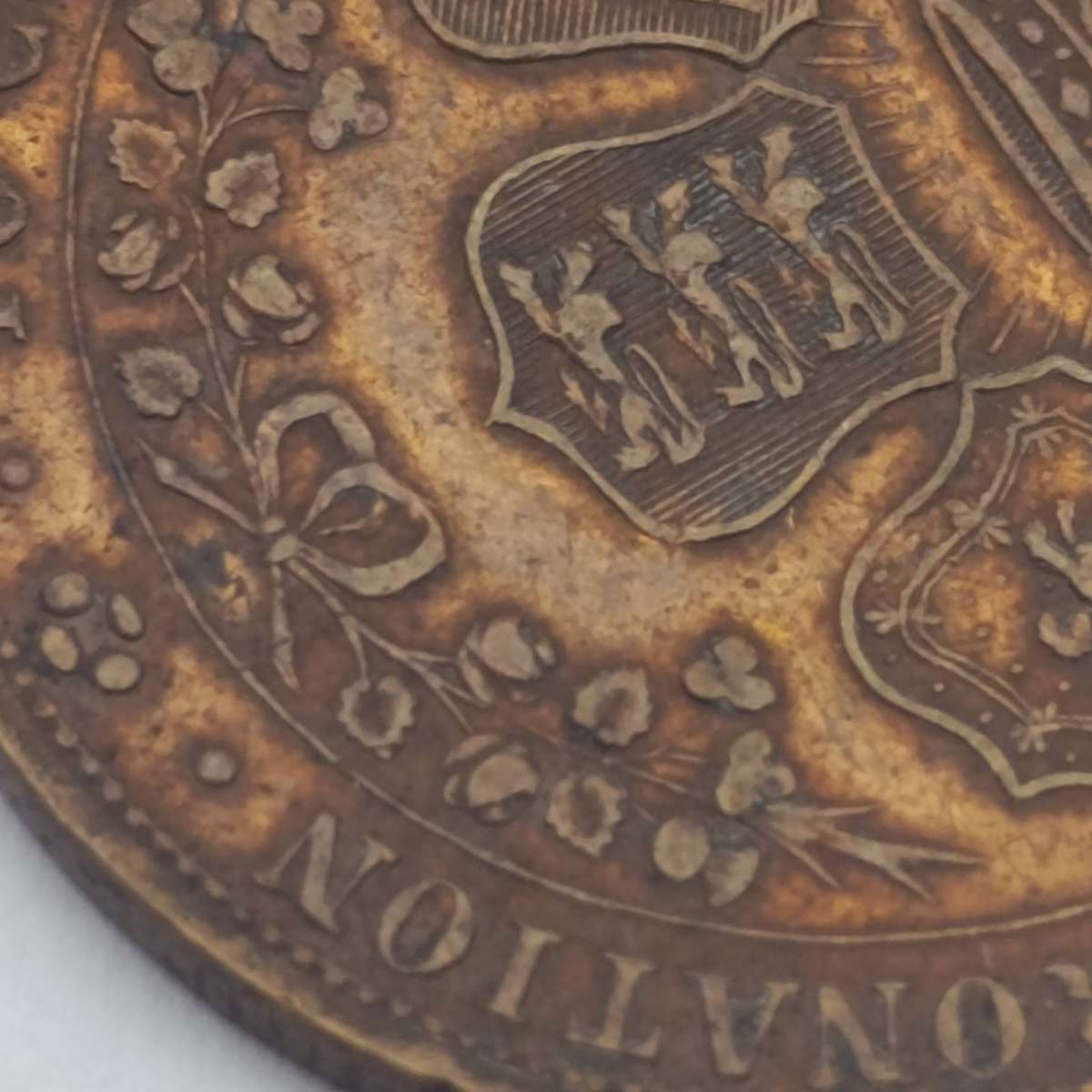 1902 Coronation of Edward 7 medallion - excellent condition