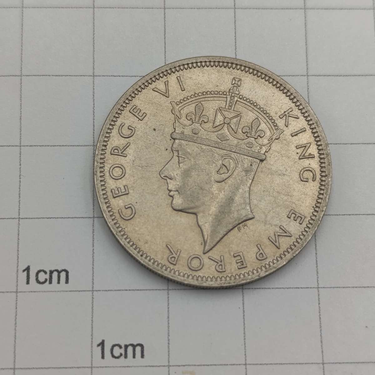 Southern Rhodesia 1947 half crown AU