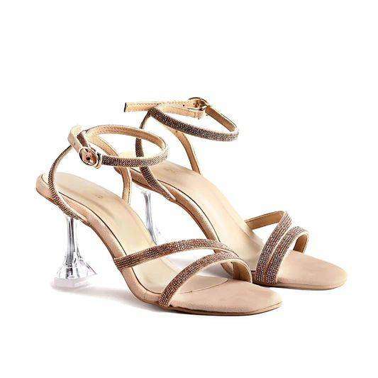 Ladies Gold High Heal (Select Size at Checkout)