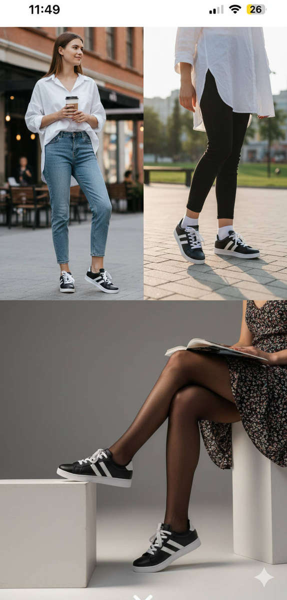 Nine Eleven Ladies Sneaker -Choose Size @ Checkout