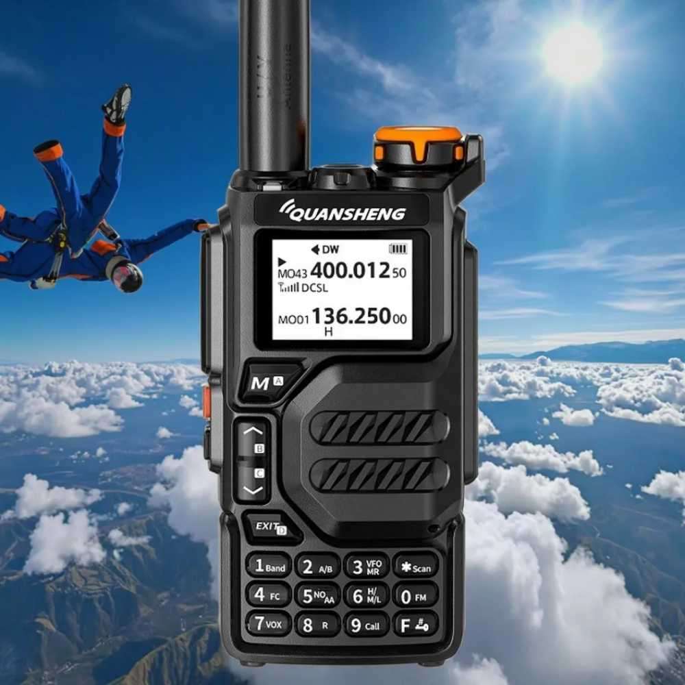 Quansheng UV-K6  Two Way Radio Walkie Talkie Dual Band Ham Amateur Radio