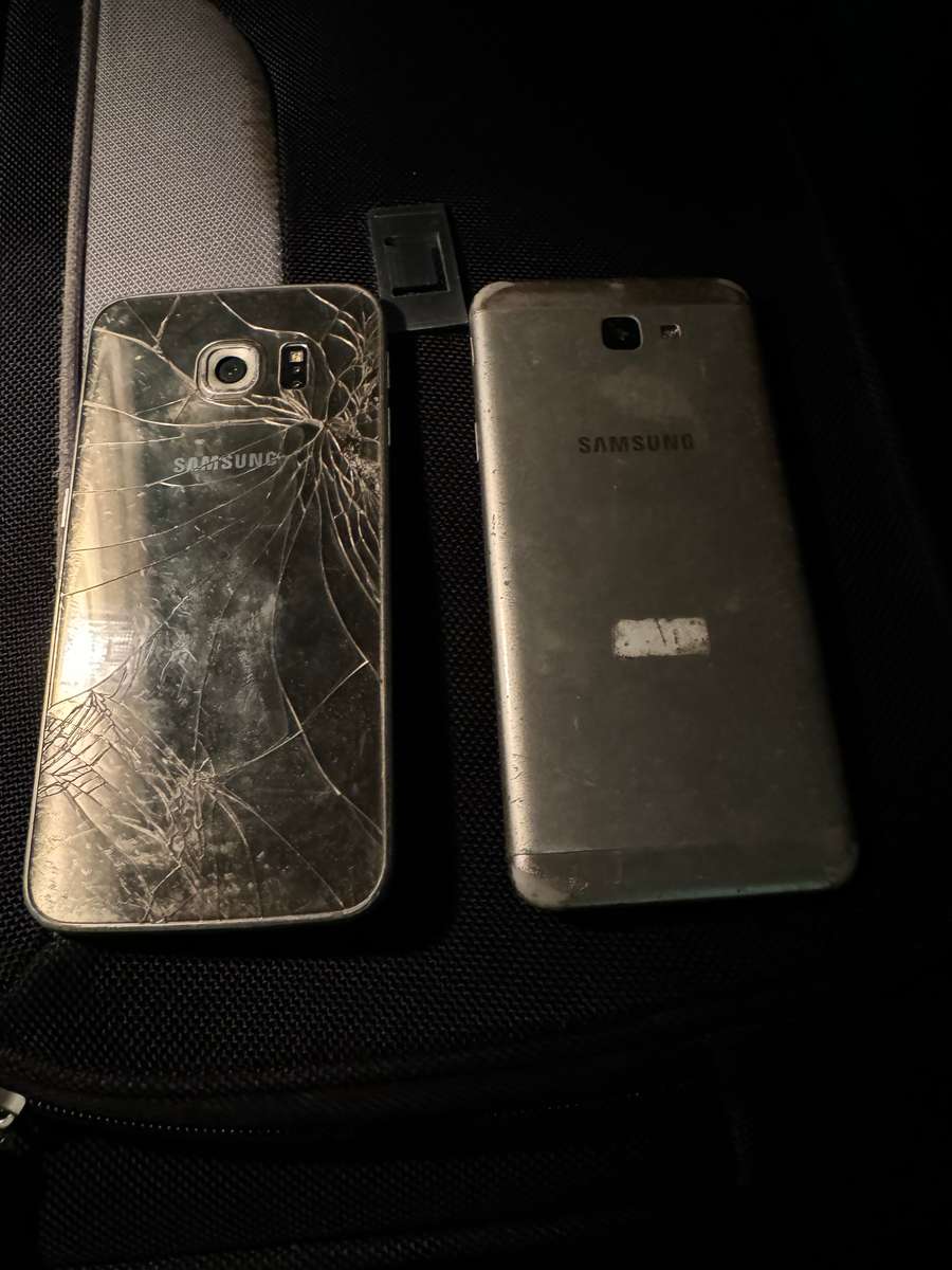 Two broken Samsung phones