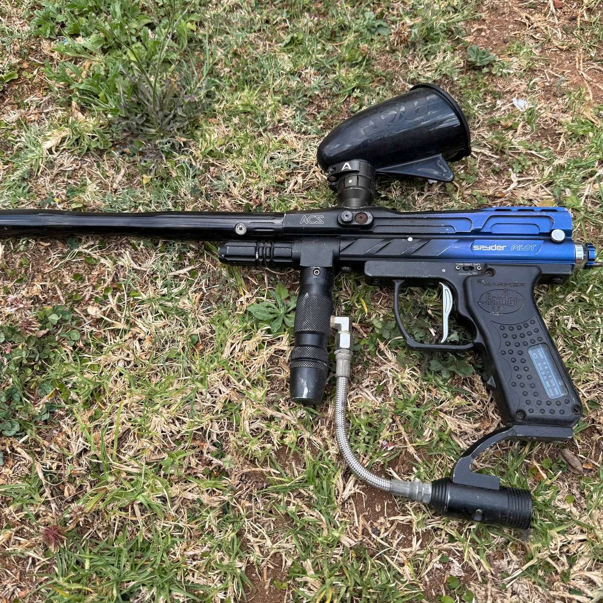 Spyder pilot automatic paintball gun