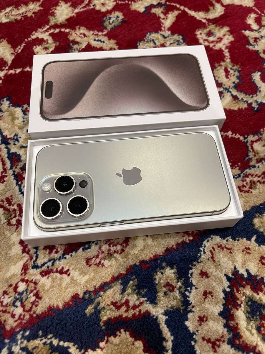 iPhone 15 Pro 128GB White Titanium like new