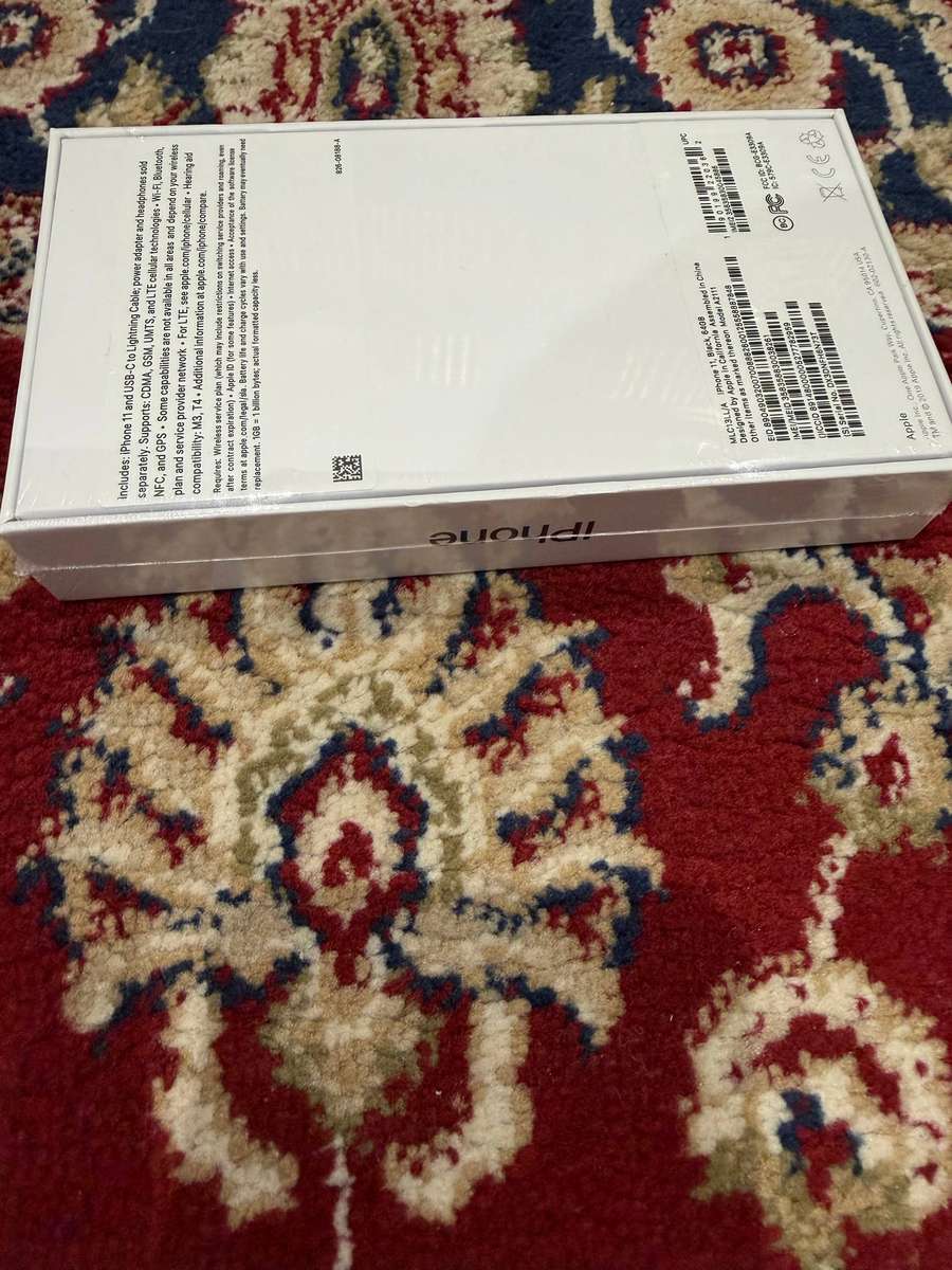 iPhone 11 64GB Black Sealed