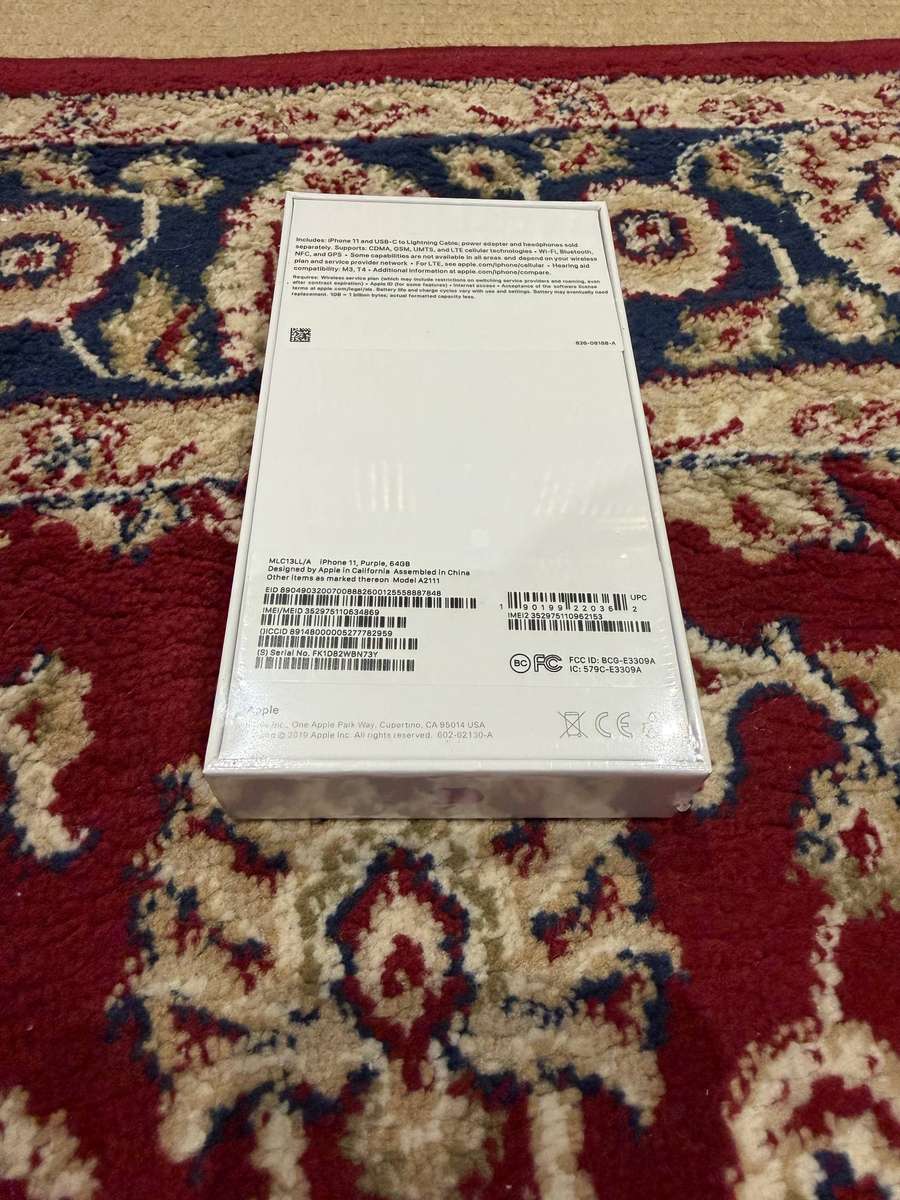 iPhone 11 64GB Purple Sealed
