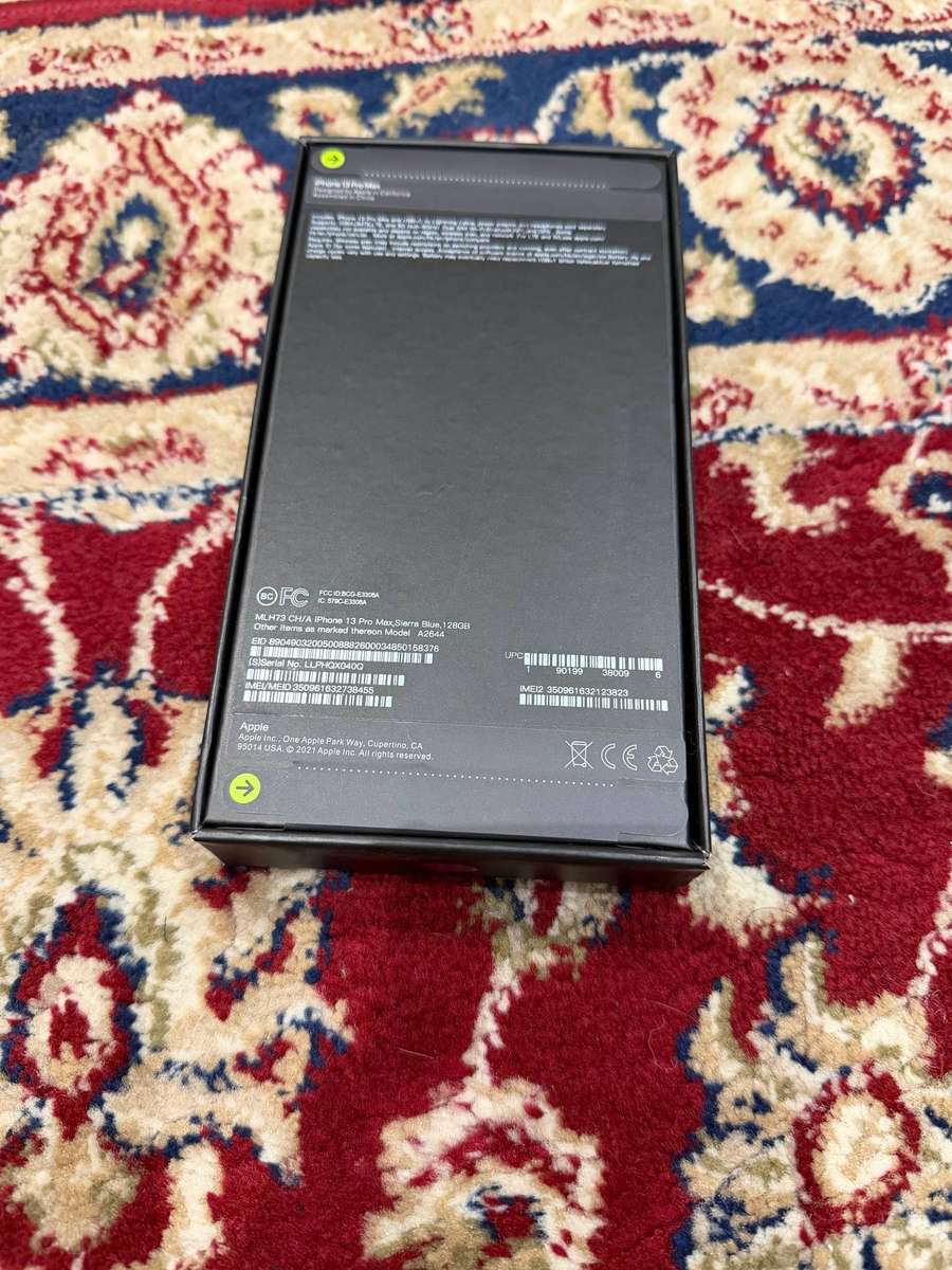 iPhone 13 Pro Max 128GB Sealed Sierra Blue