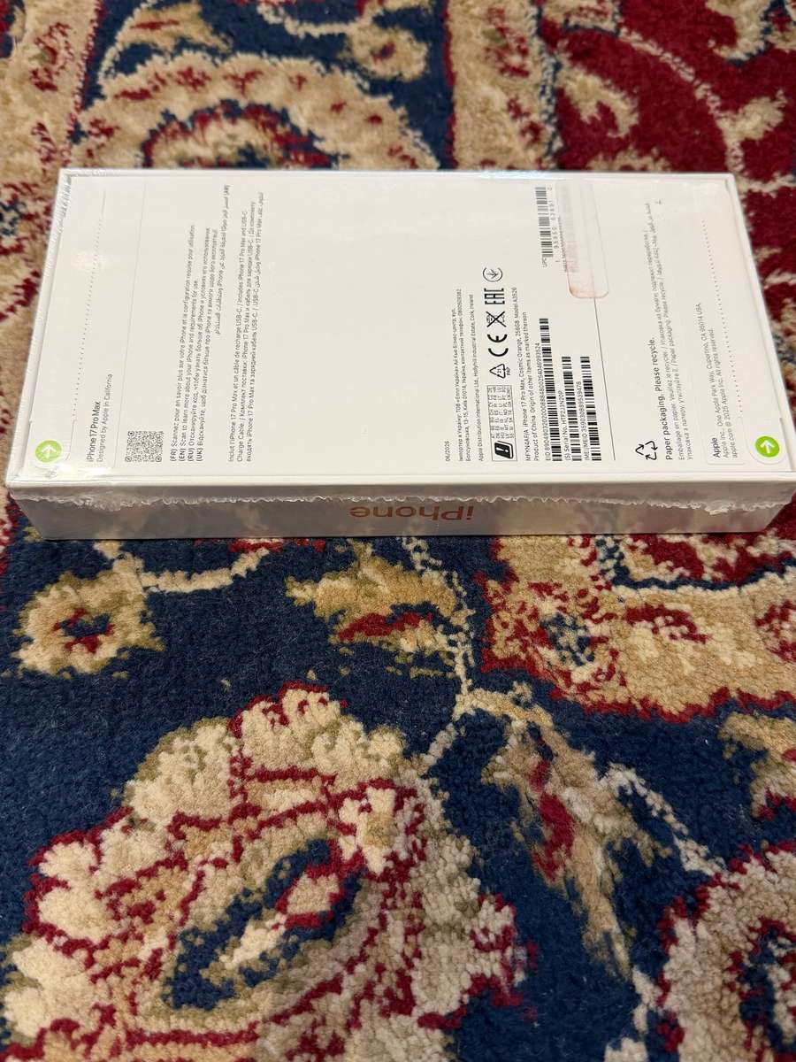 iPhone 17 Pro Max 256GB Cosmic Orange Brand new sealed