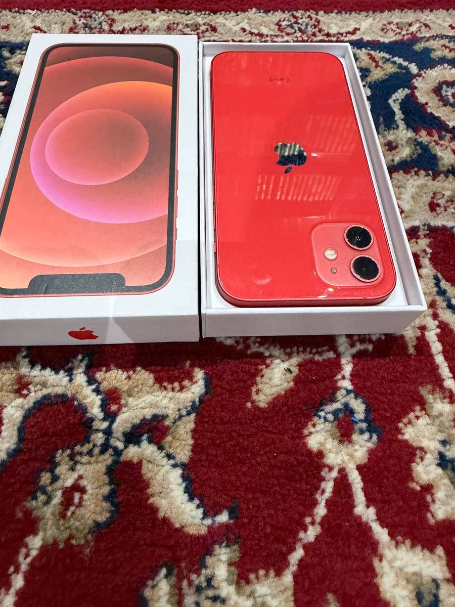 iPhone 12 64GB Product Red 100% Battery health