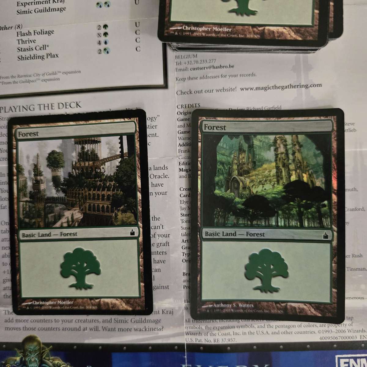 Magic The Gathering Theme deck (Simic Mutology)