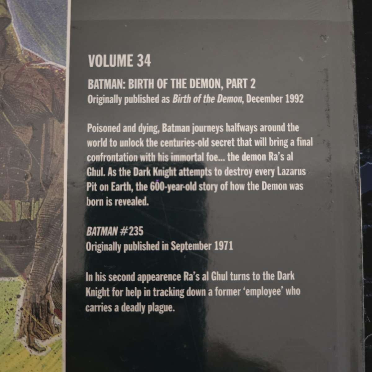 Batman: Birth of the Demon Part 2 (DC Comics Graphic Novel Collection #34)