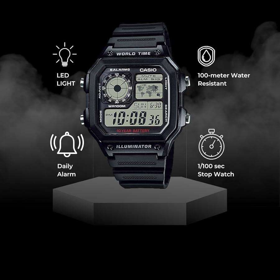 Casio ae1200wh (Black) "Casio Royale"