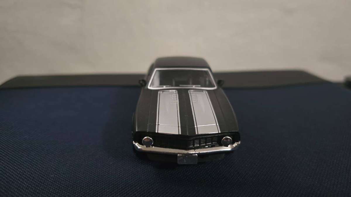 Chevrolet Camaro SS 1969 Black 1:36 Die-Cast  Pull Back