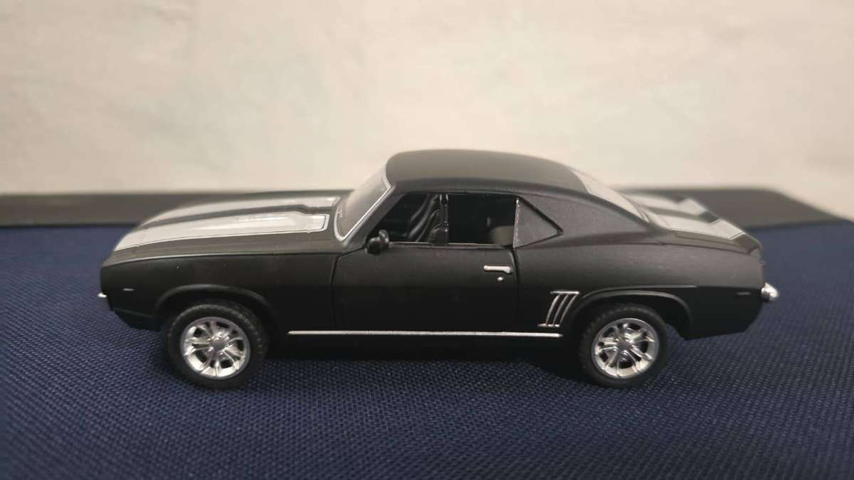 Chevrolet Camaro SS 1969 Black 1:36 Die-Cast  Pull Back
