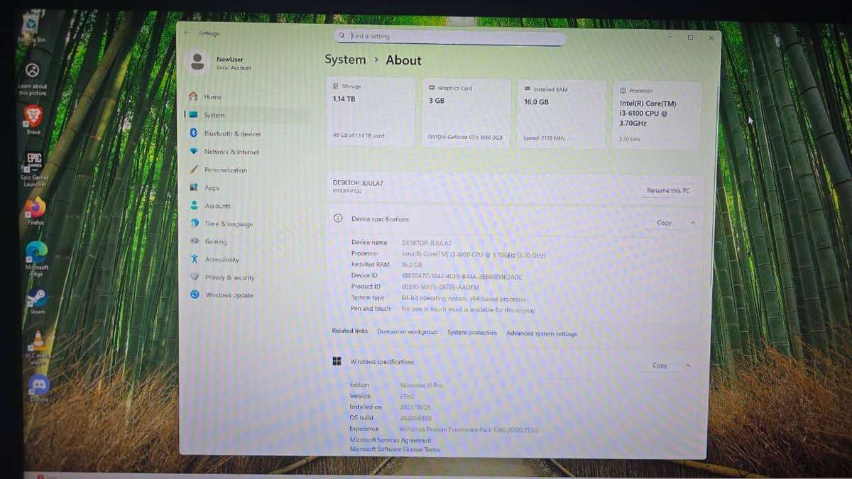 Gaming PC - GTX 1060 | 16GB RAM | i3 | SSD+HDD |