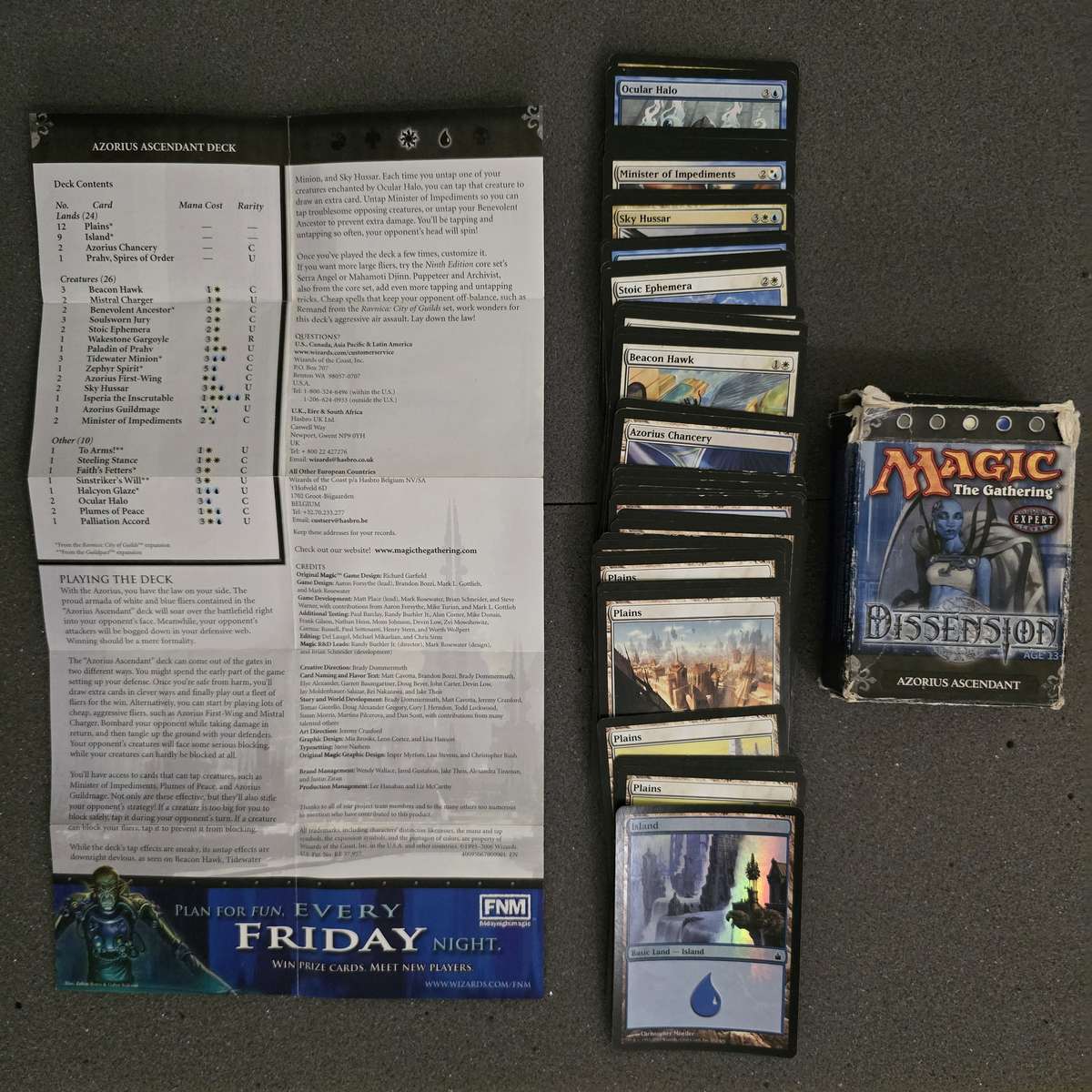 Magic The Gathering Theme deck (Azorius Ascendant)