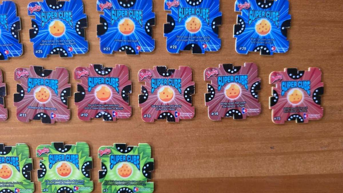 SIMBA - SUPER CUBE DRAGONBALL Z TAZOS Collection