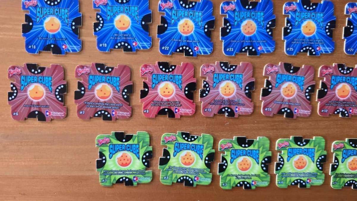 SIMBA - SUPER CUBE DRAGONBALL Z TAZOS Collection