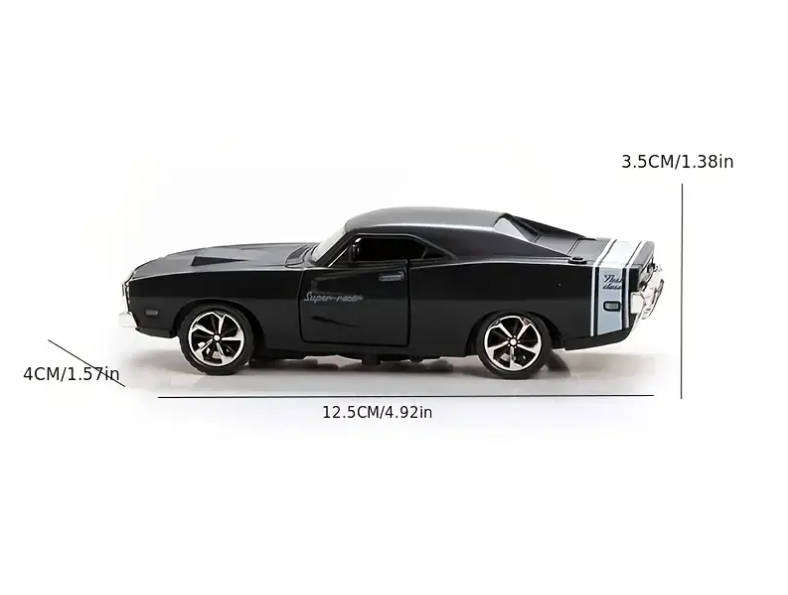 Dodge Charger 1:32 Black Die-Cast Model Car