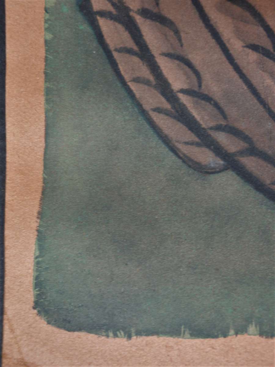 Vintage collectible print of painting by Diego Rivera - prominent Mexico painter