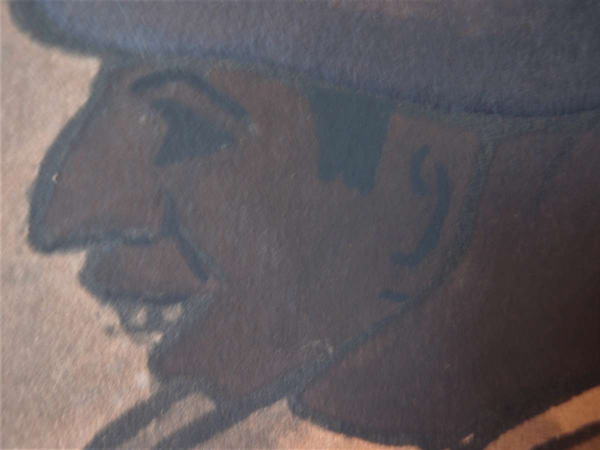 Vintage collectible print of painting by Diego Rivera - prominent Mexico painter