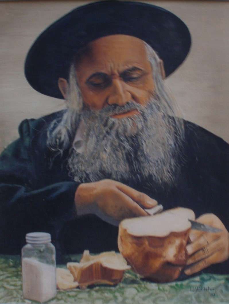 Classic portrait The Hassids Blessing signed Dianne Butcher. Incredible detail and character.