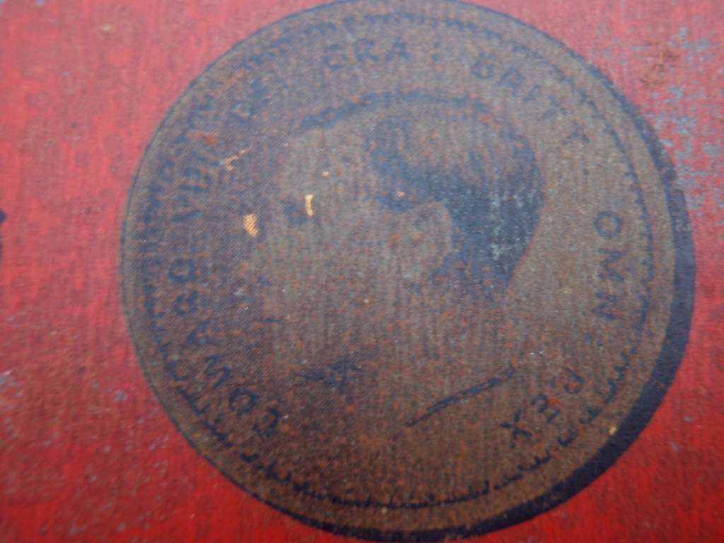 Commemorative British royal Oxo Money Box - King Edward V111. Coronation Treasure Chest.