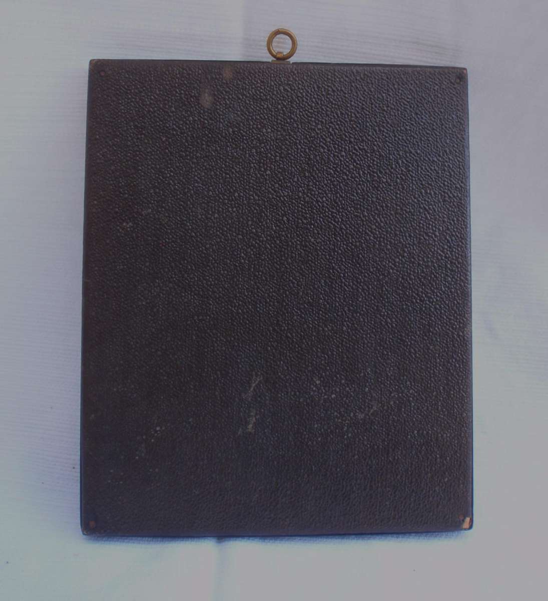 Antique Silhouette art circa 1825. Collectible Georgian art. Henry Nibbs MD Set in brass, name, ring