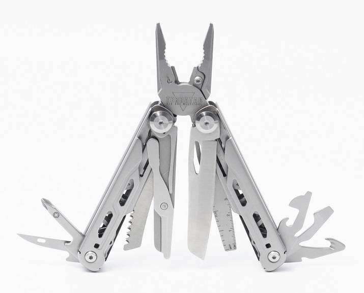Terratac X14 EDC Multitool with Pouch - Made in SA - Lifetime Warranty