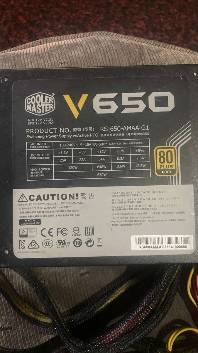Coolmaster V650 80+Gold