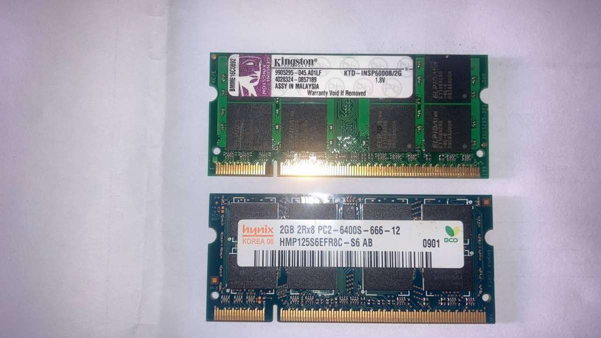2GB DDR2 Laptop RAM SODIMM | Kingston & Hynix | Tested