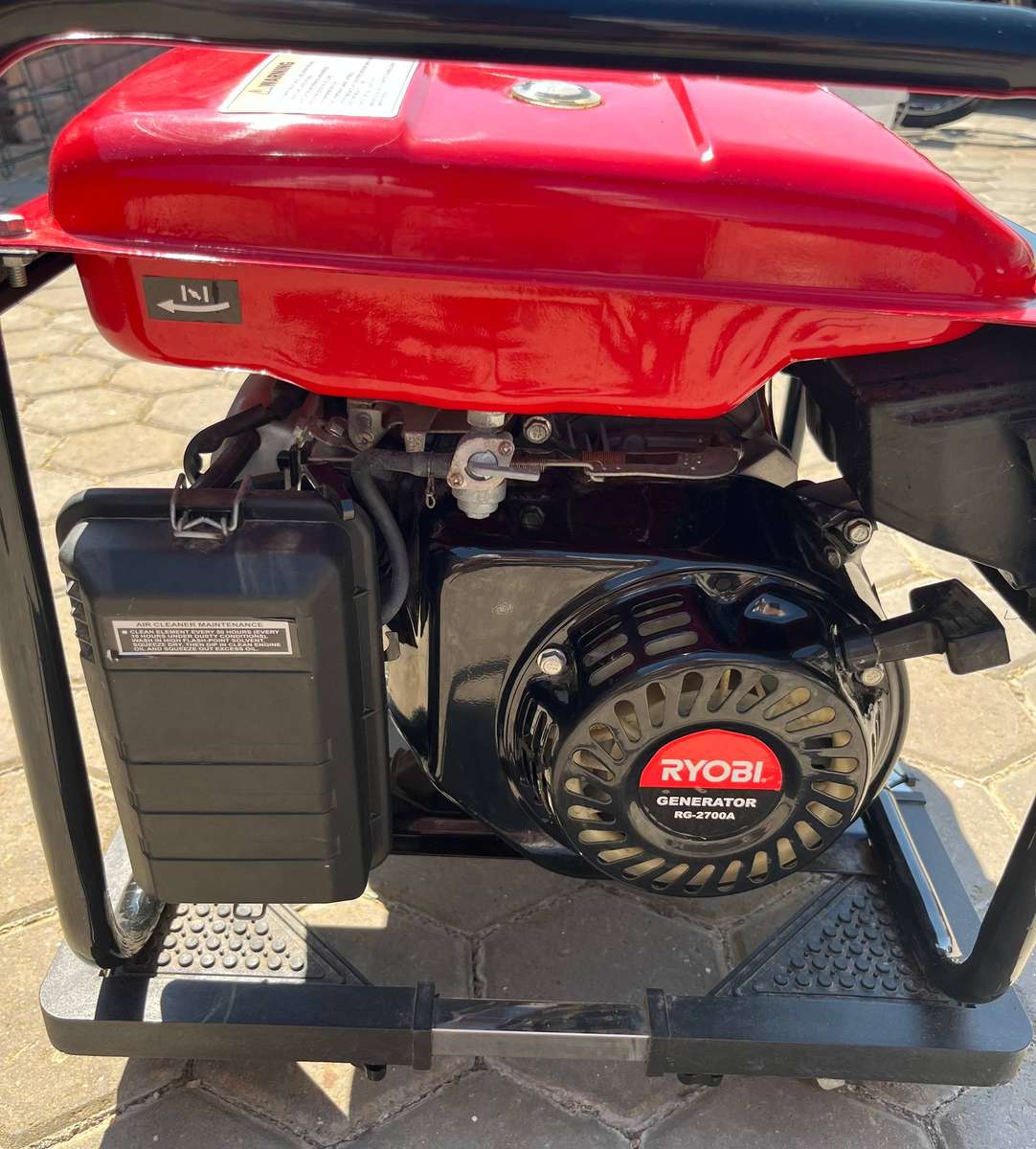 Ryobi generator 4-stroke air cooled 2.5kVA