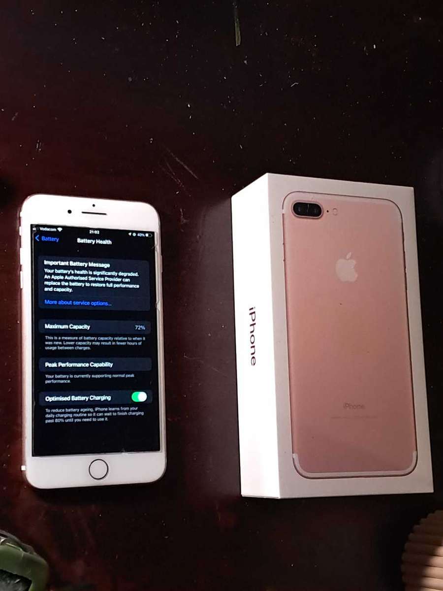 iPhone 7 Plus (128GB) (Battery 72%)