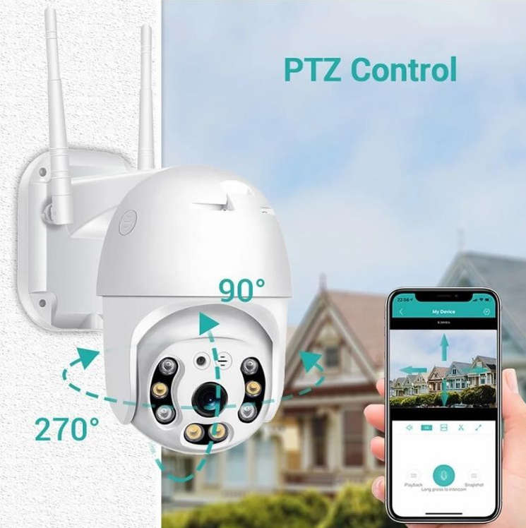 WIFI / IP Smart "PTZ" Pan & Tilt CCTV Camera | Yoosee WiFi Camera