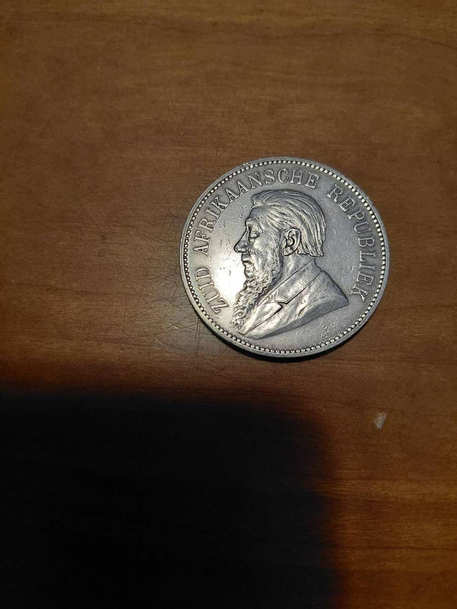 ZAR SILVER SINGLE SHAFT 5 SHILLING !INVESTMENT COIN