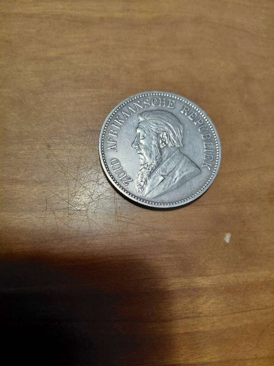 ZAR SILVER SINGLE SHAFT 5 SHILLING !INVESTMENT COIN