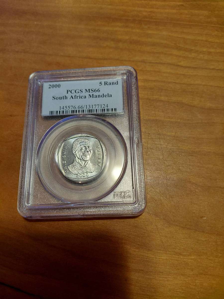 MANDELA 2000 R5.  GRADED MS 66 PCGS!