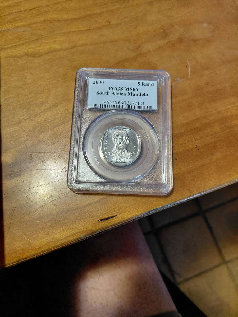 MANDELA 2000 R5.  GRADED MS 66 PCGS!