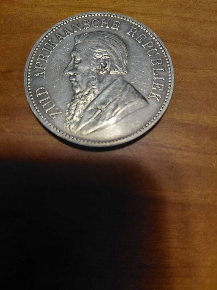 ZAR SILVER SINGLE SHAFT 5 SHILLING !INVESTMENT COIN